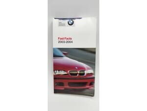 BMW University FAST FACTS Book Year 2003-4